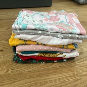 Set of 9 Carter’s long sleeve onesies 24 months